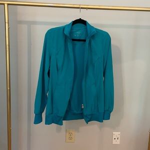 Cherokee size medium teal scrub jacket